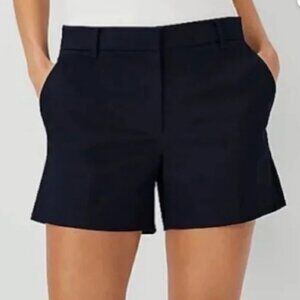 2/$30 Ann Taylor Black Stretch Pockets Casual City Shorts Size 6 #1817